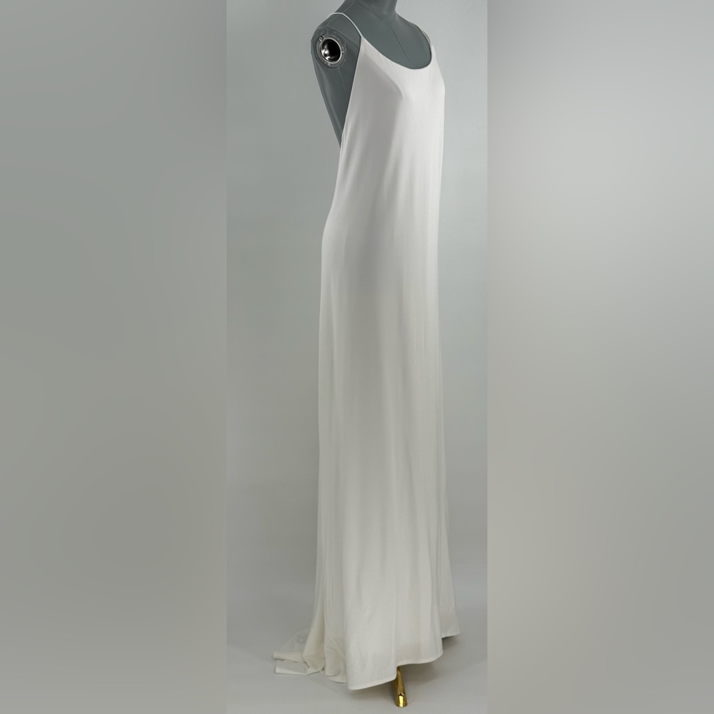 Rat & Boa Ivory Backless Maxi Slip Dress — image 3 of 8